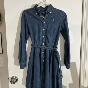 Polo by Ralph Lauren Girls Denim dress 14